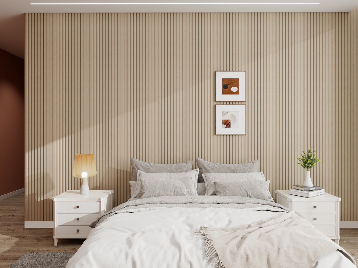 WPC Houtcomposiet Paneel – Japandi Linnen 2800x120 mm, productfoto 3
