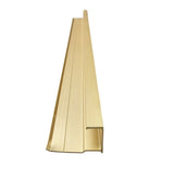 Einde J-profiel – Goud