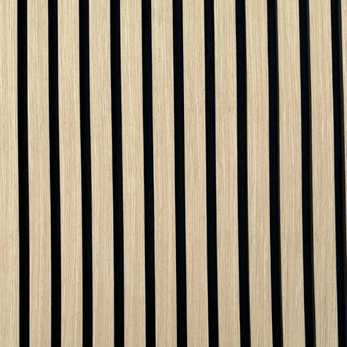 Licht Gerookt Eiken – Akoestisch Paneel 260x60 cm
