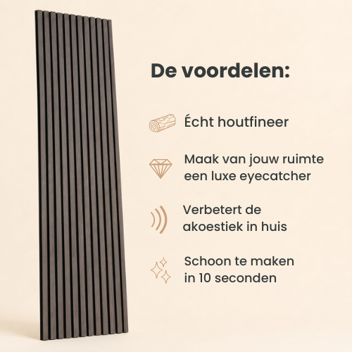 Smoke – Akoestisch Paneel 260x60 cm, productfoto 5