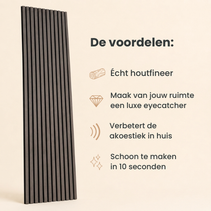 Smoke – Akoestisch Paneel 260x60 cm, productfoto 5