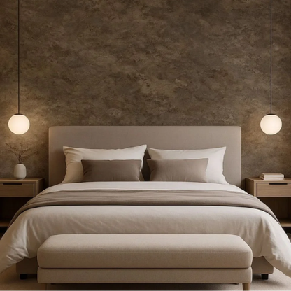 Canyon Brown – Premium SPC Klik Wandpaneel 96x280 cm (4mm), productfoto 2