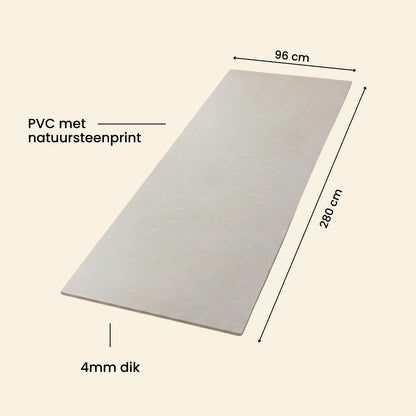 Natural stone – Premium SPC Klik Wandpaneel 96x280 cm (4mm), productfoto 6