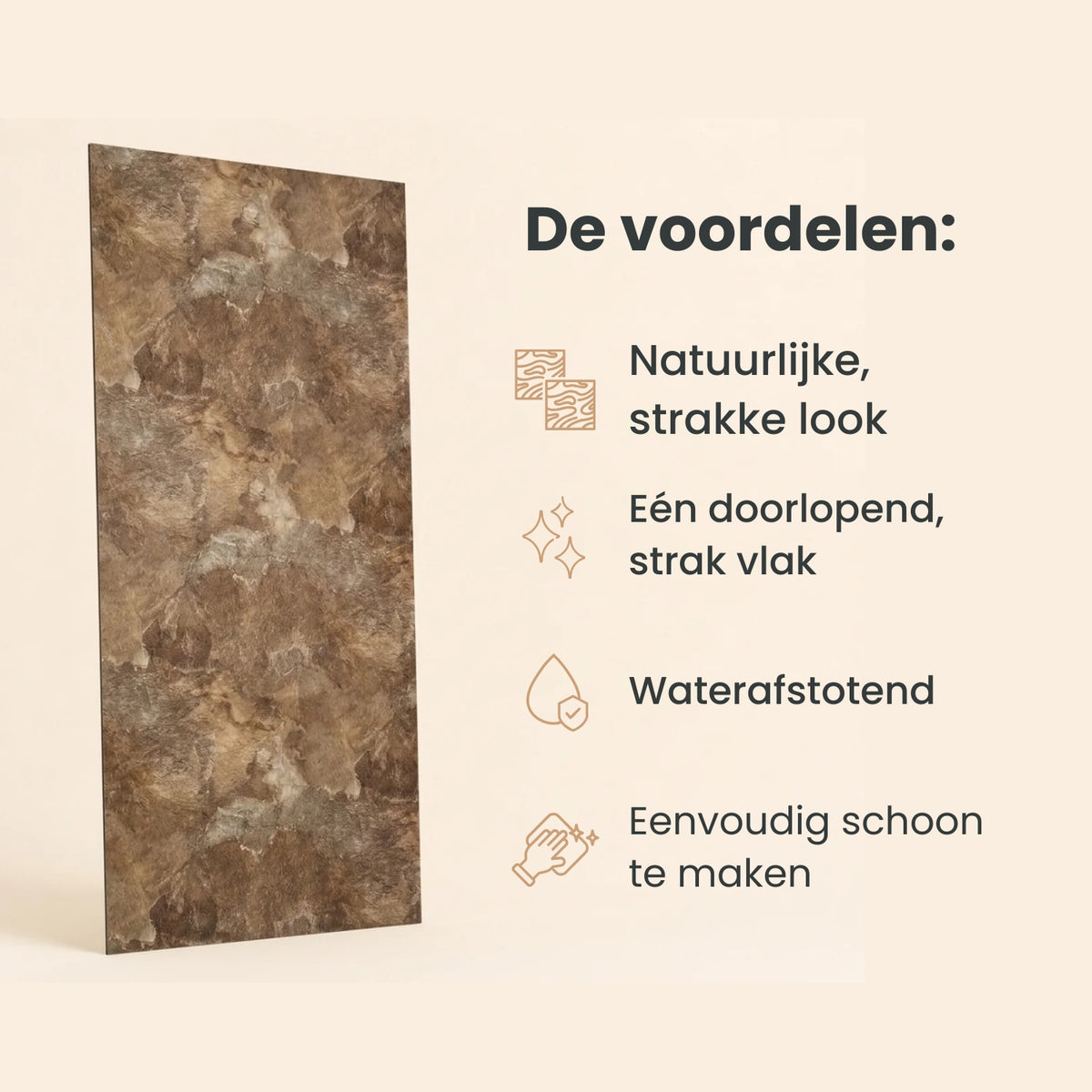 Rustic Terra – SPC Wandpaneel 122x280 cm (3mm), productfoto 5