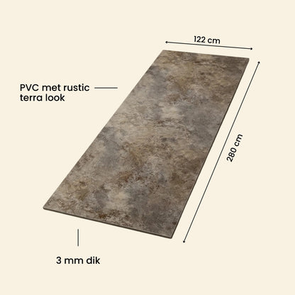 Rustic Terra – SPC Wandpaneel 122x280 cm (3mm), productfoto 6
