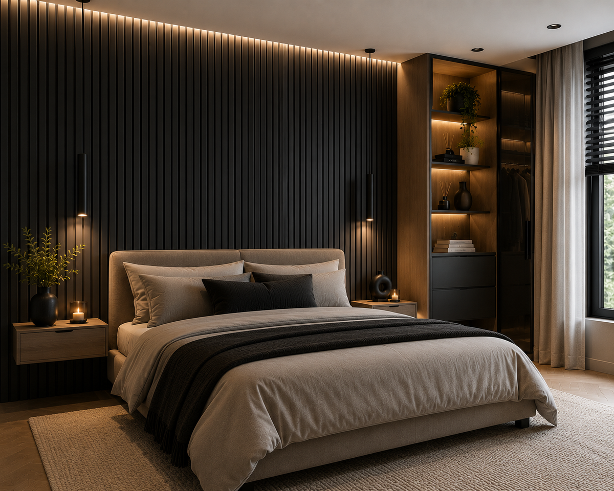 Antraciet – Akoestisch Paneel 260x60 cm, productfoto 4