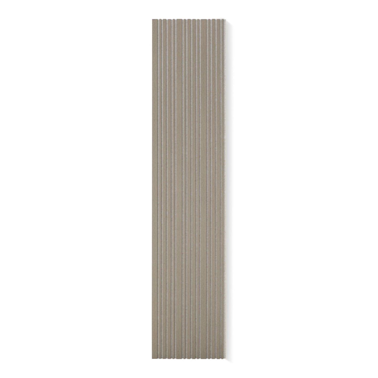 Taupe Linnen – Japandi Akoestisch Wandpaneel 275x60 cm