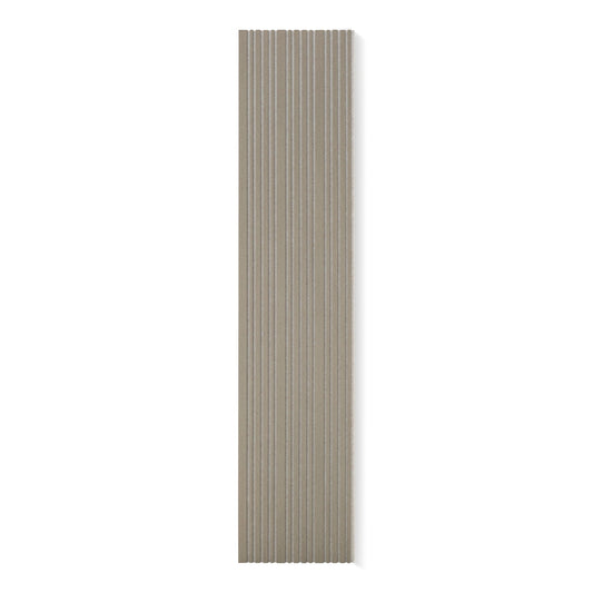 Taupe Linnen – Japandi Akoestisch Wandpaneel 275x60 cm