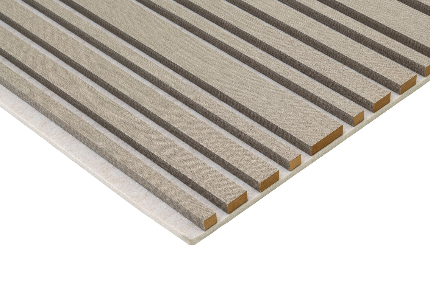 Taupe Linnen – Japandi Akoestisch Wandpaneel 275x60 cm