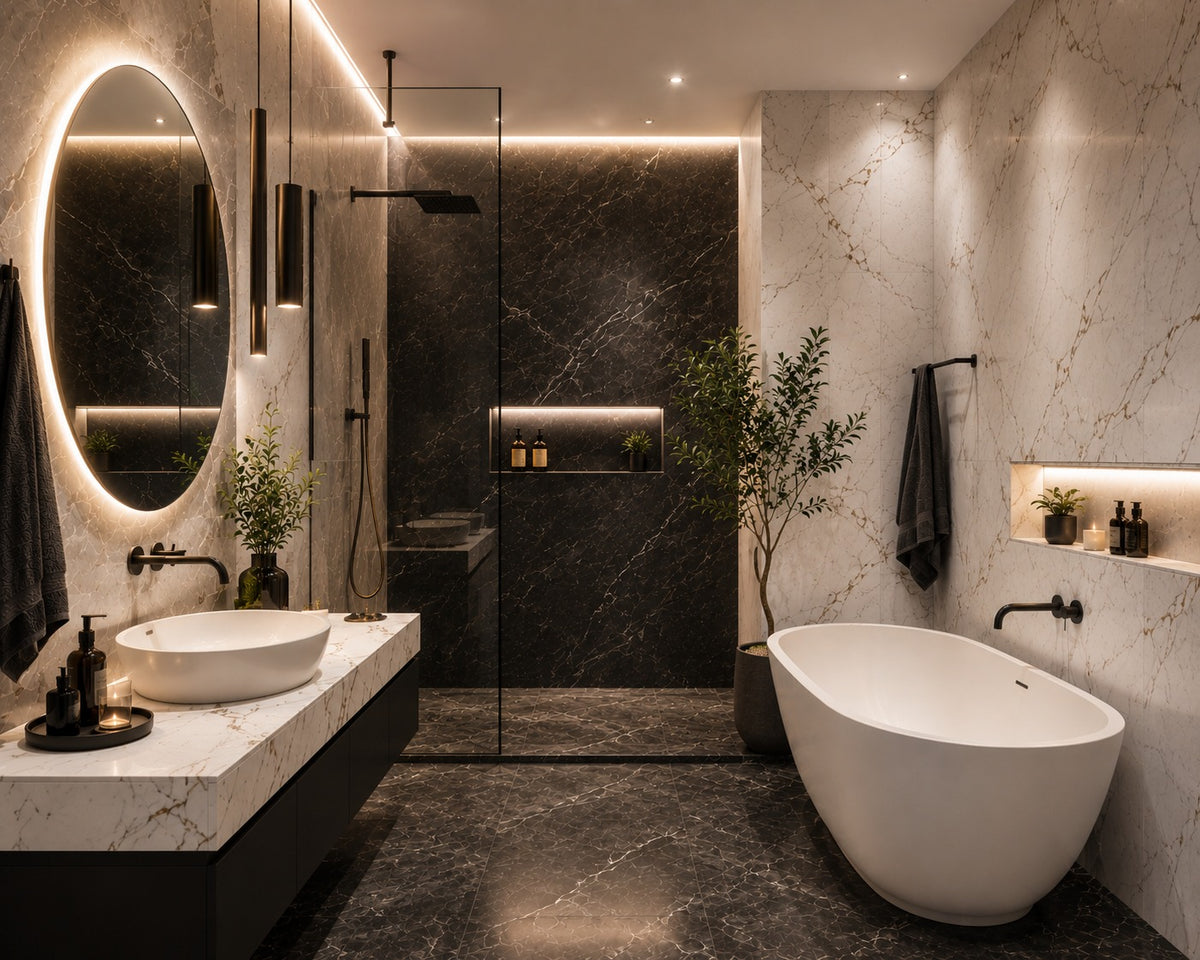 Eenvoudig je badkamer of WC renoveren