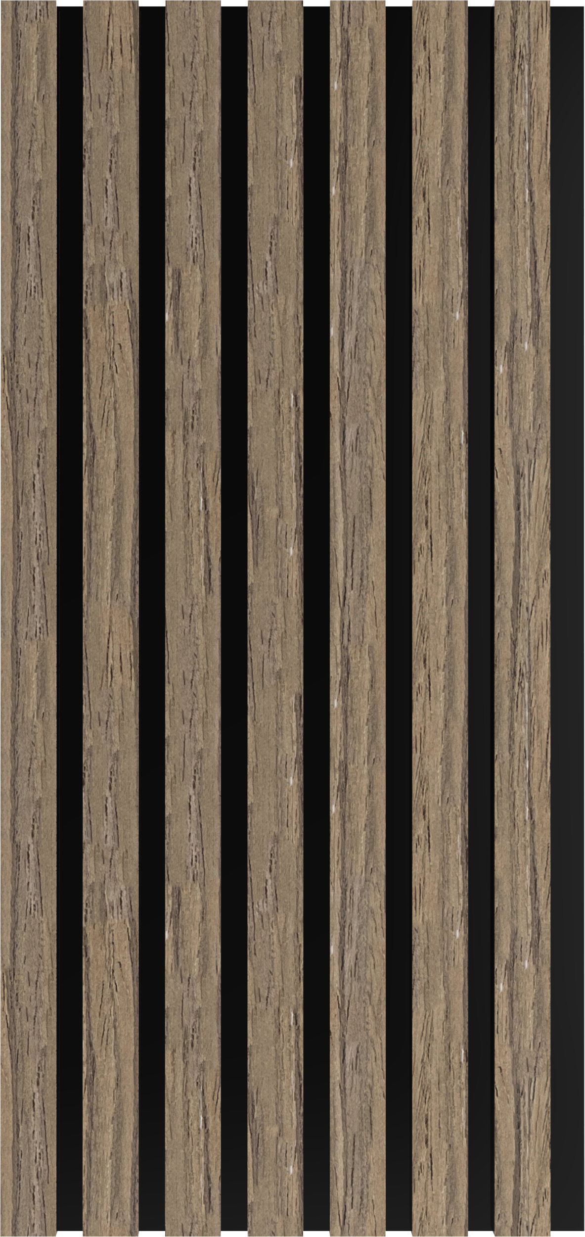 Akoestisch Paneel Premium Smoke 3-Zijdig Hout Fineer, productfoto 2