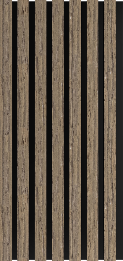 Akoestisch Paneel Premium Smoke 3-Zijdig Hout Fineer, productfoto 2