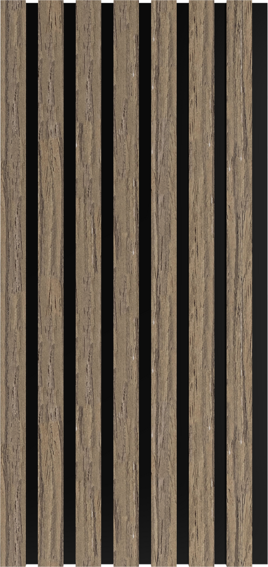 Akoestisch Paneel Premium Smoke 3-Zijdig Hout Fineer, productfoto 2