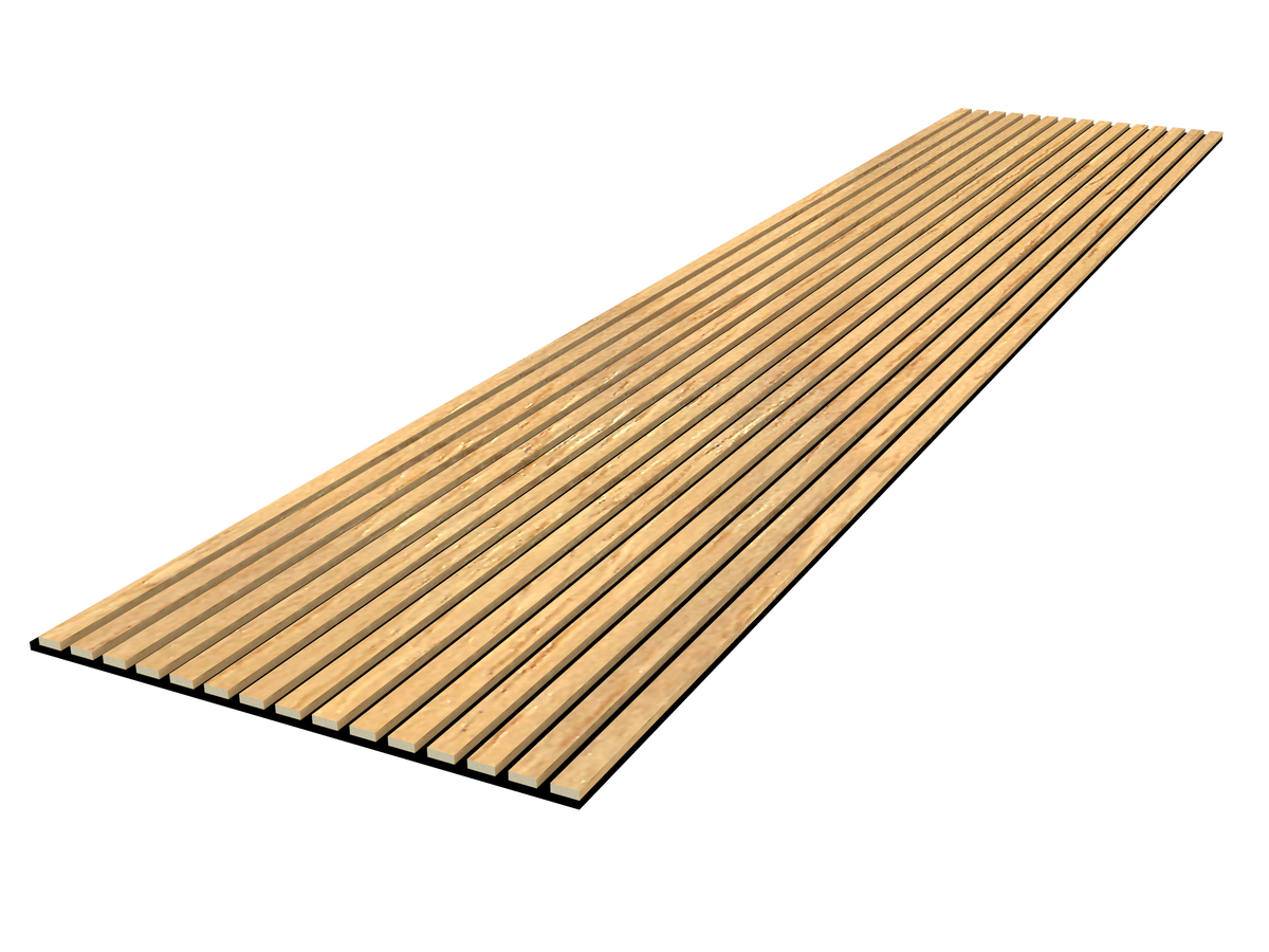 Akoestisch Paneel Premium Light Oak 3-Zijdig Hout Fineer