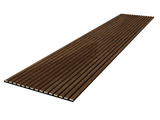 Akoestisch Paneel Premium Warm Walnut 3-Zijdig Hout Fineer
