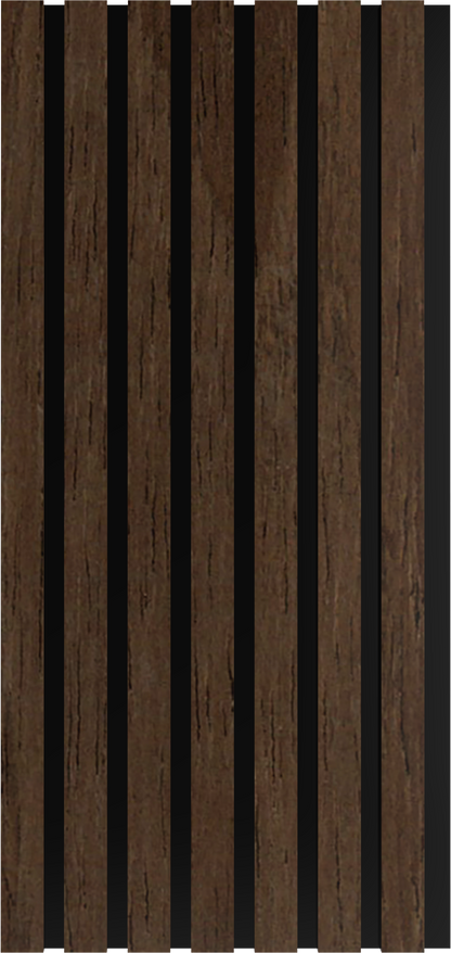 Akoestisch Paneel Premium Warm Walnut 3-Zijdig Hout Fineer, productfoto 2