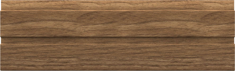 WPC Houtcomposiet Paneel – Warm Walnut 2800x122 mm, productfoto 3
