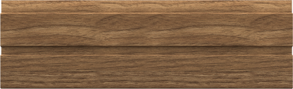 WPC Houtcomposiet Paneel – Warm Walnut 2800x122 mm, productfoto 3