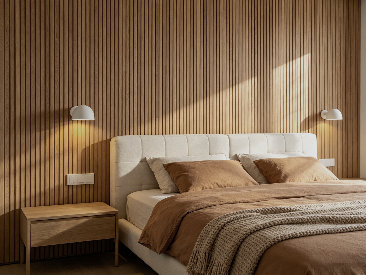 WPC Houtcomposiet Paneel – Warm Walnut 2800x122 mm, productfoto 4