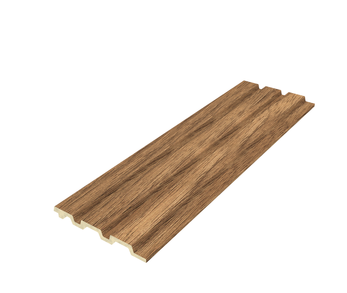 WPC Houtcomposiet Paneel – Warm Walnut 2800x122 mm, productfoto 2