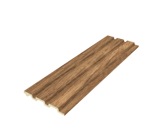 WPC Houtcomposiet Paneel – Warm Walnut 2800x122 mm, productfoto 2